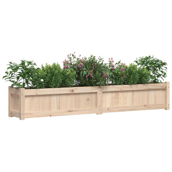 vidaXL Garden Planter Set of 2 Pine Solid pine wood Large