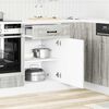 vidaXL Kitchen Base Cabinet Grey Sonoma Engineered Wood