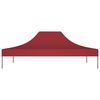 vidaXL Party Tent Roof 13.1x9.8' Burgundy 2.95 oz/ft²