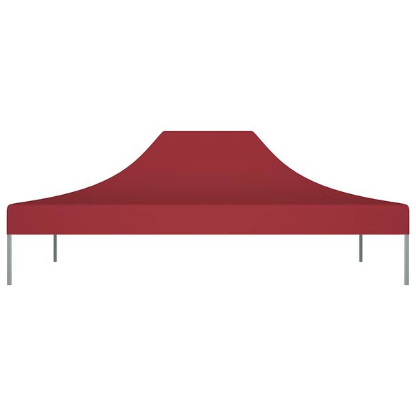 vidaXL Party Tent Roof 13.1x9.8' Burgundy 2.95 oz/ft²