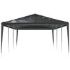 vidaXL Party Tent Anthracite Polyethylene, Steel 13 x 30 ft