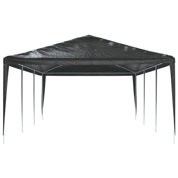 vidaXL Party Tent Anthracite Polyethylene, Steel 13 x 30 ft
