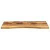 vidaXL Desk Top Natural Solid rough mango wood 35.4 x 23.6 in Durable