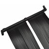 vidaXL Solar Pool Heater Set of 2 Black Polyethylene 244.1 x 29.5 in