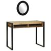 vidaXL Dressing Table Brown 39.4" x 19.7" x 29.5" Solid Mango wood