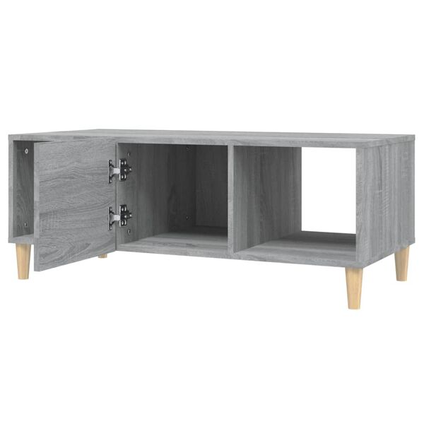 vidaXL Coffee Table Grey Sonoma Engineered wood Medium Coffee Table
