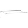 vidaXL Awning Frame Retractable White 13.1'x 6.6'