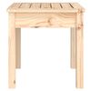 vidaXL Garden Bench Natural pine Solid pine wood Compact Simplistic