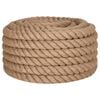 vidaXL Jute Rope 16.4 ' Long 1.97 " Thick
