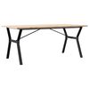 vidaXL Dining Table Brown Solid Pinewood Large Durable Dining Table