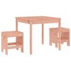 vidaXL Garden Bistro Set Untreated wood Solid Douglas Fir wood Medium