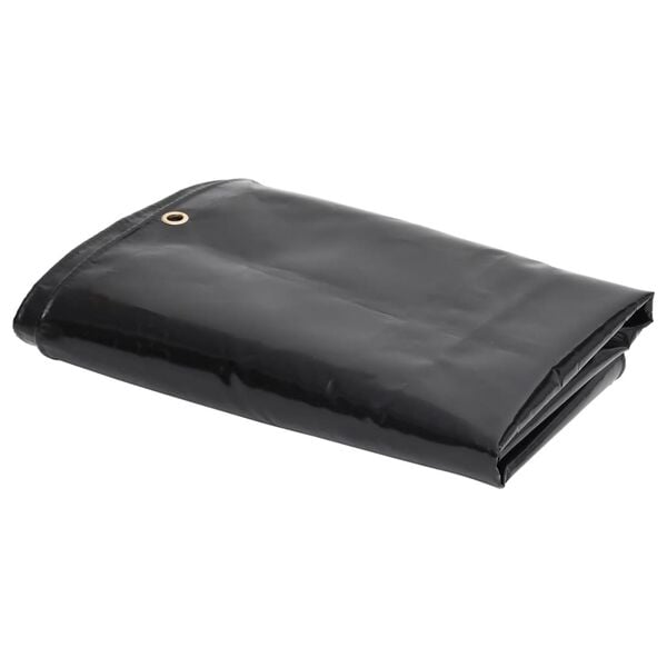 vidaXL Tarpaulin 2.1 oz/ft² 4.9'x32.8' Black