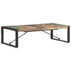 vidaXL Coffee Table Multicolor Solid reclaimed wood, powder-coated steel