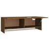 vidaXL Wardrobe Smoked Oak Engineered Wood Compact Storage Bench