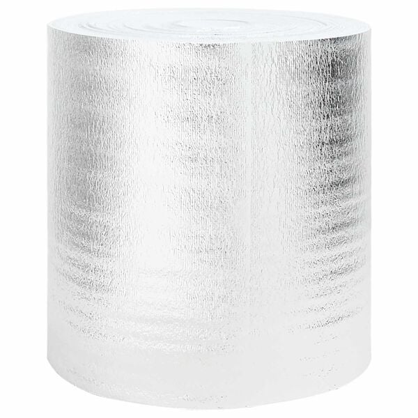 vidaXL Radiator Heat Reflector Silver 5 x 0.5 m Polyethylene