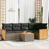 vidaXL Garden Sofa Set Grey