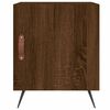 vidaXL Bedside Cabinet Set of 2 Brown Oak