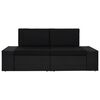 vidaXL Garden Sofa Black