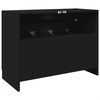 vidaXL Sink Cabinet Black Engineered Wood Standard Sink Cabinet
