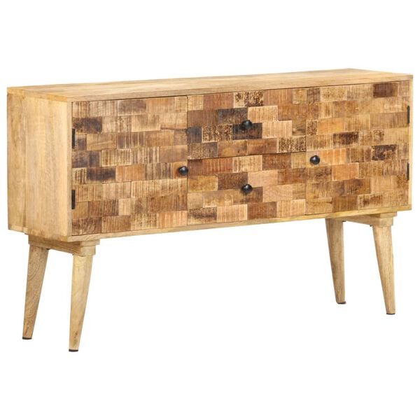 vidaXL Sideboard 47.2"x11.8"x27.6" Solid Mango Wood