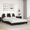 vidaXL Bed Frame Black and White