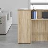vidaXL Storage Cabinet Sonoma oak Engineered wood Compact