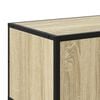 vidaXL TV Cabinet Sonoma oak Engineered wood, metal Large Durable