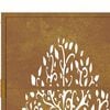 vidaXL Garden Gate 39.4x68.9" Corten Steel Tree Design