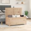 vidaXL Storage Box Natural Pine Solid pinewood Medium Storage Box