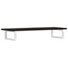 vidaXL Basin Shelf Wall Mounted Steel and Solid Wood Oak