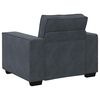 vidaXL Sofa Chair Dark gray Velvet One Seater Durable Armchair