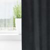 vidaXL Blackout Curtains 2 pcs Dark Grey 55.12 x 55.12 in Velvet