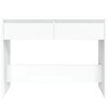 vidaXL Console Table White Engineered Wood Medium Storage