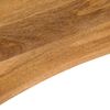 vidaXL Desk Top Natural Wood Solid Rough Mango Wood Medium Durable
