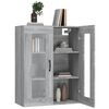 vidaXL Hanging Wall Cabinet Grey Sonoma Engineered wood Medium