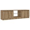 vidaXL TV Cabinet artisan oak 47.2" x 11.8" x 14" Engineered wood