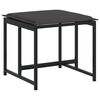 vidaXL Garden Dining Set Black