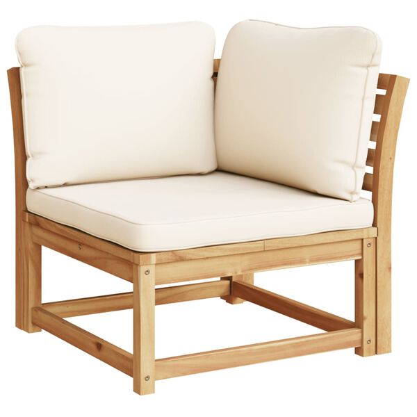 vidaXL Garden Lounge Set Natural wood Solid acacia wood Medium Modular