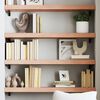 vidaXL Wall Shelf Light brown Solid oak wood with a varnish finish