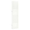 vidaXL 4-Panel Room Divider White 63"x70.9" Steel