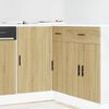 vidaXL Kitchen Base Cabinet Sonoma Oak Engineered Wood Standard