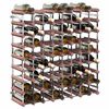 vidaXL Wine Rack for 72 Bottles Brown Solid Wood Pine