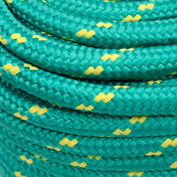 vidaXL Boat Rope Green 0.71 " 164.0 ' Polypropylene