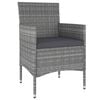 vidaXL Garden Lounge Set Grey