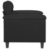 vidaXL Sofa Chair Black 23.6" Faux Leather