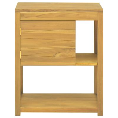vidaXL Bathroom Cabinet 23.6"x15.7"x29.5" Solid Wood Teak