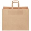 vidaXL Paper Bags 250 pcs with Handles Brown 32x22x24 cm