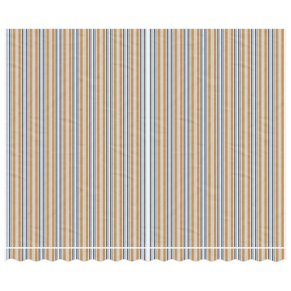 vidaXL Replacement Fabric for Awning Multicolor Stripe 13.1‘x9.8‘