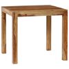 vidaXL Dining Table Natural Wood Solid Acacia Wood Medium Durable