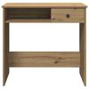 vidaXL Desk Artisan Oak Engineered Wood Compact Desk Rectangular